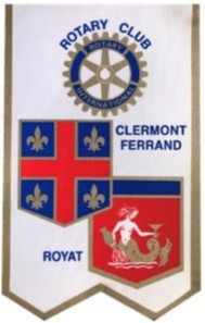 Fanion RC Clermont-Fd Royat